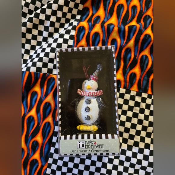 mary engelbreit Christmas ornament, snowman - Picture 1 of 8